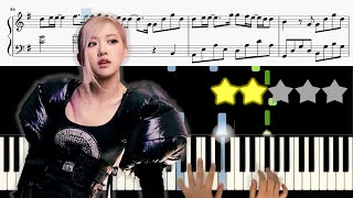 Video thumbnail of "ROSÉ - On The Ground 🎹《Piano Tutorial》 ★★☆☆☆"