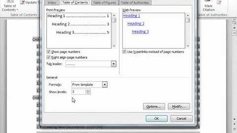 Word 2010 Tutorial Customizing a Table of Contents Microsoft Training Lesson 19.2