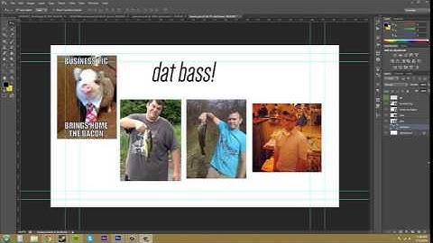 Photoshop CS6 Tutorial - 49 - Selecting and Grouping Layers