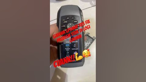 Garmin gpsmap 78s fix problem stuck di logo garmin