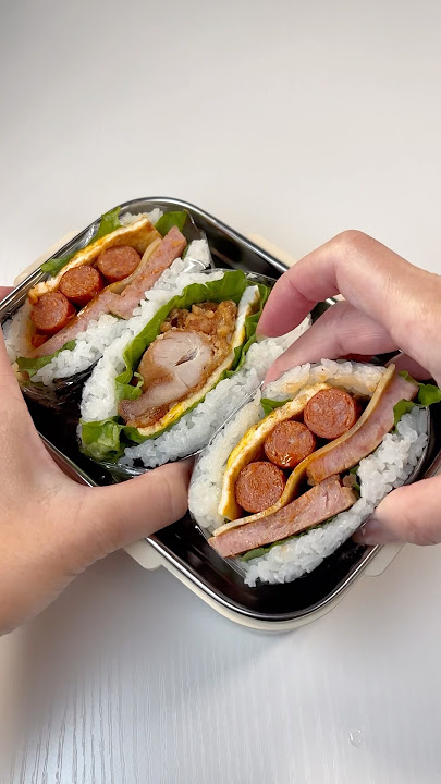 ASMR🎧Let's Make My Bento🍙🍱#shorts #lunchbox #bento