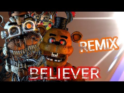 (SFM FNAF) BELIEVER KASKADE REMIX