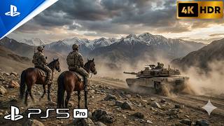 Soldiers on Horseback Escort a Tank Through the Mountains 🏔️🔥 | PS5 Pro 4K HDR