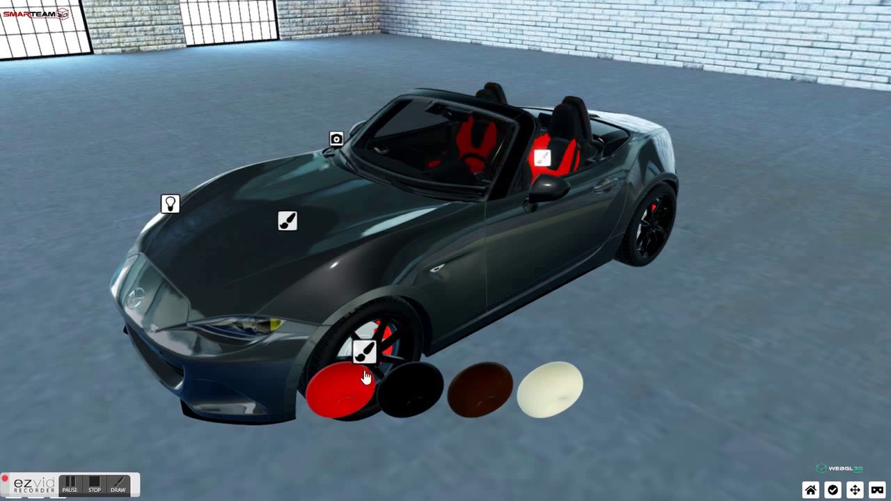 Car configurator 3D - WEBGL