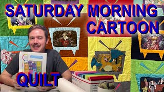 Saturday Morning Cartoons QUILT: ModTV pattern by Colourwerx (ICONIC)