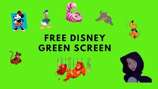 ***FREE DISNEY GREEN SCREEN OVERLAYS | FREE TO USE | NO COPYRIGHT GREEN SCREEN WITH DOWNLOAD LINKS**