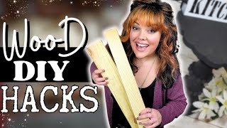 SAVE on your next DIY CRAFT project with these wood HACKS & TIPS