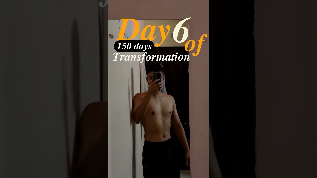Day 6 of 150 days gym transformation   #bodytransformation  #gym #fitness #aesthetic