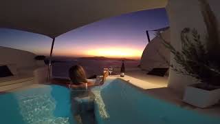 أجمل اطلالة من جزيرة سانتوريني _ اليونان _Dana Villas Santorini - The world_s most perfect
