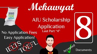 AIU Scholarship Application - Part 4 - No application fees