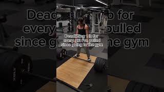 375 Deadlift shorts gym motivation