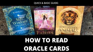 Reading Oracle Cards for Yourself: Quick & Basic Guide