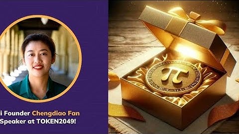 TIẾN SĨ CHENGDIAO FAN THAM GIA SỰ KIỆN TOKEN 2049