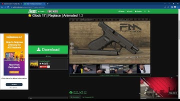 How to download & install the the Glock 17 on GTAV SP/FIVEM (EASY)