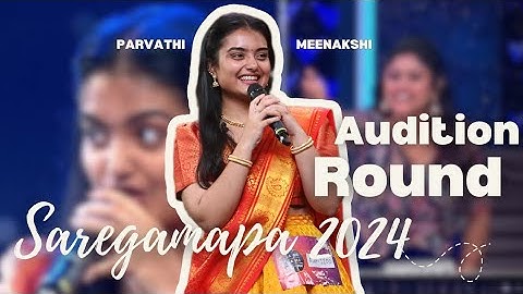 Parvathi Meenakshi | Audition Round | SAREGAMAPA 2024 | Jiya Jale