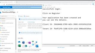Register an app on Microsoft Azure AD and get Client ID, Tenant Id and the Client Secret