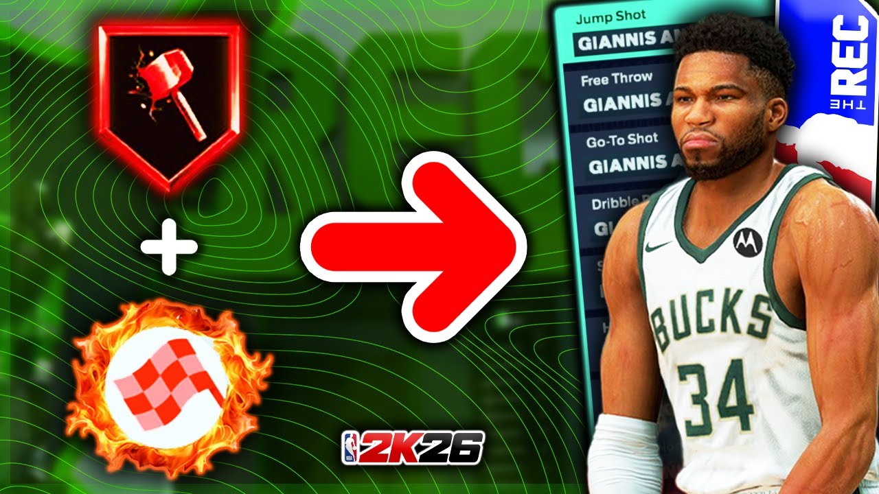 Playing Like 6'11 Giannis in Random Rec *Using Legend Physical Finisher & 99 Layup* NBA 2K26