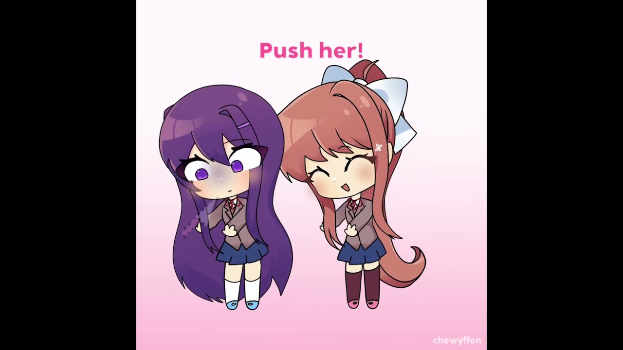 Push, Pull! Ib: @toastedmelia #ddlc #animationart #dokidokiliteratureclub #art #animation #dokidoki