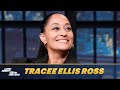 Tracee Ellis Ross Met Eddie Murphy for the First Time on the Candy Cane Lane Set