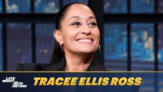 Tracee Ellis Ross Met Eddie Murphy for the First Time on the Candy Cane Lane Set