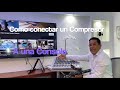 como conectar un compresor a una consola