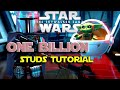 How to make ONE BILLION STUDS in one level EASY - LEGO Star Wars: The Skywalker Saga | Gameplay