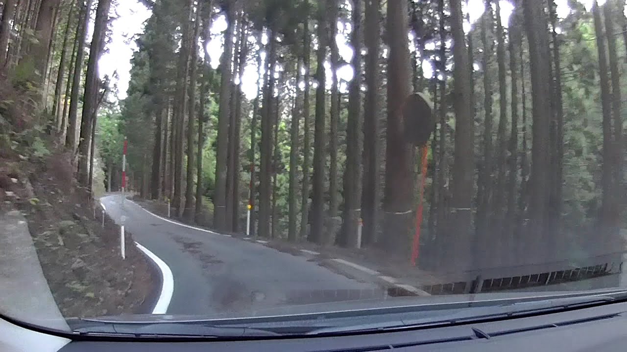 岡山県道6号津山智頭八東線、物見峠、日本百名峠 車載動画 YouTube