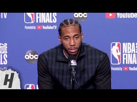 Kawhi Leonard Postgame Interview – Game 2 | Warriors vs Raptors | 2019 NBA Finals