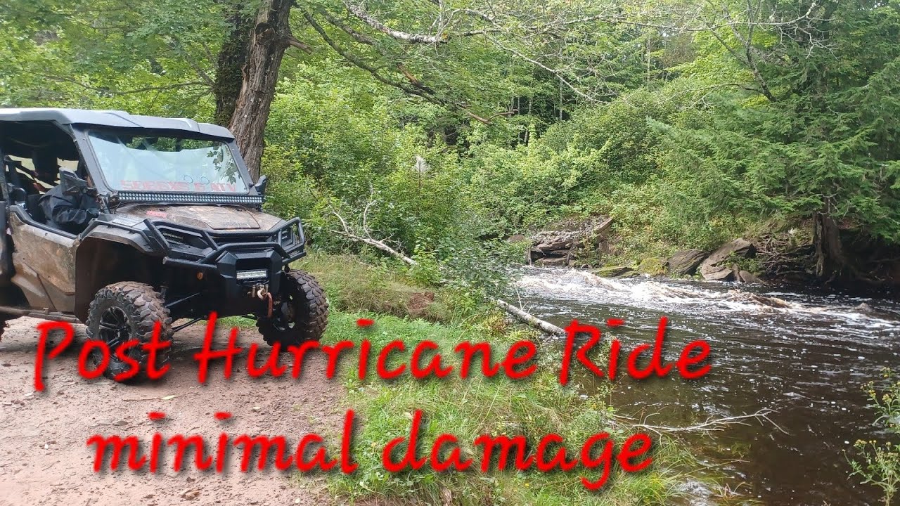 506SXS & ATV - Post Hurricane Ride & Cleanup Minimal trail damage ATV ...
