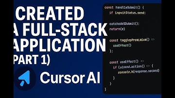 I created a Full-stack application Using AI (part-2) || cursor, Claude, chatgpt