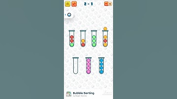 bubble sorting game