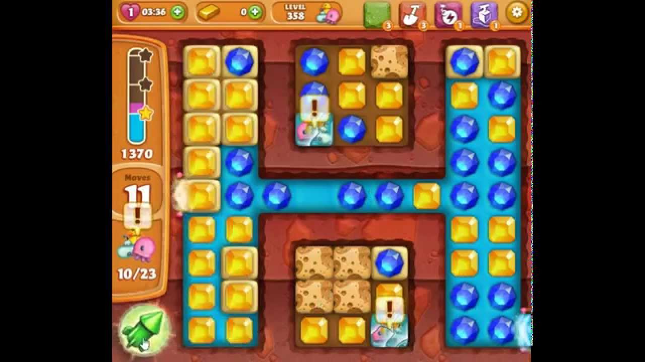 Diamond Digger Saga level 358 no boosters 😈