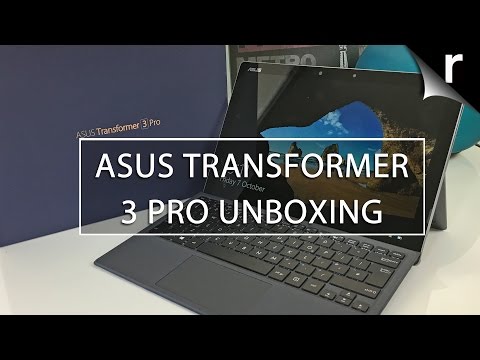 Asus Transformer 3 Pro unboxing: A serious Surface rival - YouTube