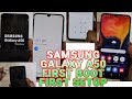 How To Setup Samsung Galaxy A50 |Samsung Galaxy A50 First Boot up time a...