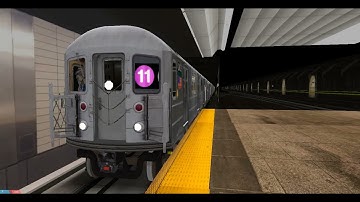 [OpenBVE Vlog] Camera Glitches out while recording a video of an R62A 11 Train at 34 St - Hudson Yrd