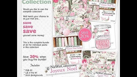 Joyeux Noel Collection Video Kit Release | Nitwit Collections™