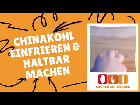 Video: Kann man Chinakohl einfrieren?