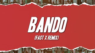 ANNA - Bando (FAST X Remix) ft. MadMan & Gemitaiz [Testo]