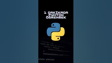 1 Dakikada Python Öğren!