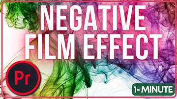How to Add a Creepy Negative Film Effect Invert Color Premiere Pro | Learn Adobe #adobepremierepro