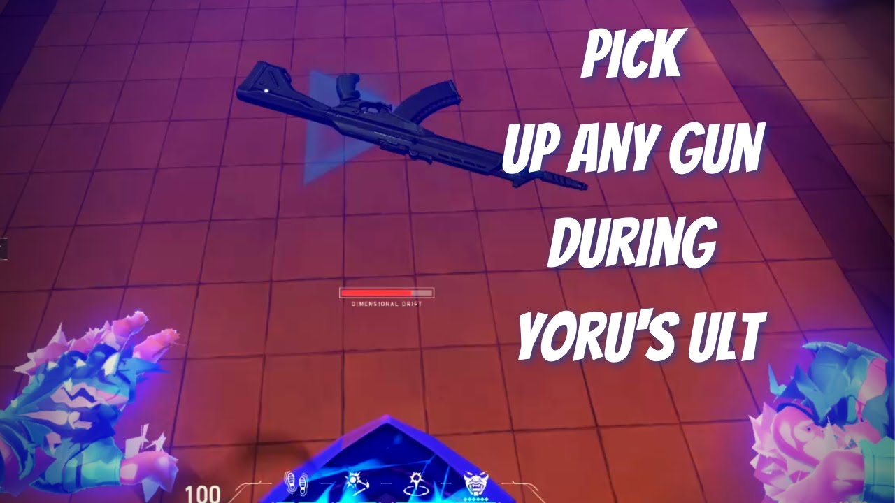 To pick up any Gun during Yoru's Ult. 🤔 