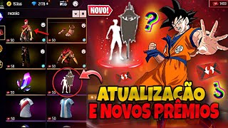 URGENTE!! MELHOR ATUALIZAÇÃO, CAMISAS DE TIME, NOVO ESTILHAÇOS? EMOTE BANDEIRÃO, NOVIDADES FREE FIRE