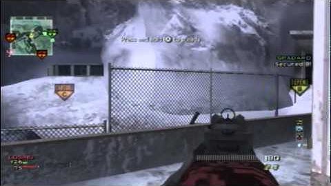 Cod MW3 Wii MP5 15 Man Killstreak on Outpost