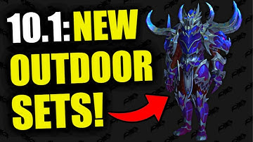 Patch 10.1 New AMAZING Dragon-Themed Outdoor Sets & Weapons! WoW Dragonflight