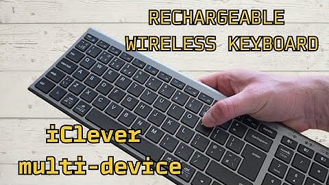 iClever BK10 Rechargeable Multi-device Wireless Keyboard Review
