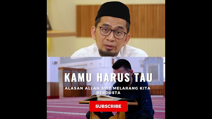 HATI-HATI!!! YANG SUKA BERBOHONG PASTI AKAN CELAKA | Ustadz Adi Hidayat-Ceramah Ustad Adi Hidayat