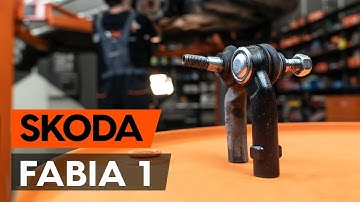 How to change tie rod end / track rod end on SKODA FABIA 1 (6Y5) [TUTORIAL AUTODOC]