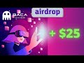 Baca games:  airdrop на $25 / Гейм игра, играй и зарабатывай ! / Получи бесплатно 500 BACA монет !