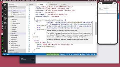 Creating Authentication App - Using Firebase - React Native - PART 16