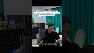 #1 Ethical Hacker Ryan Montgomery tests his ILLEGAL JAMMER on Adin Ross's phone 😲